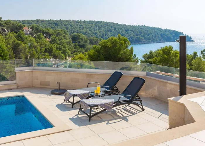 Luxury Leisure Seaside Brac With Private Pool Villa Milna