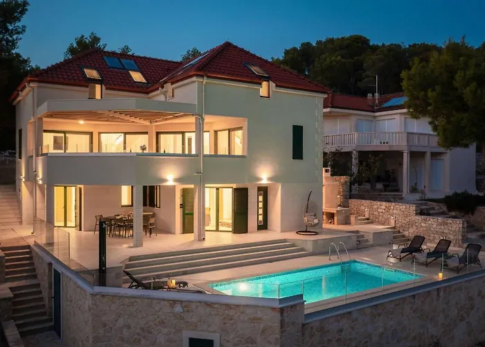 Luxury Leisure Seaside Brac With Private Pool Villa